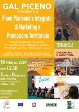 Evento di presentazione PIANO DI MARKETING TERRITORIALE - 16.02.2024